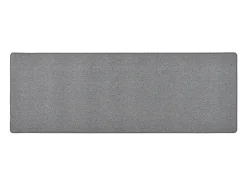 Pelle Alfombra de pasillo gris oscuro 80x250 cm