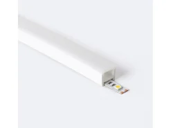 Perfil Neón SFLEX 20x16 Superficie/Empotrable Curva Vertical para Tira LED IP20 hasta 12 mm 20 m