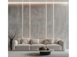Perfil Neón SFLEX 24x18 Superficie Semicircular Curva Vertical para Tira LED IP20 hasta 15 mm 5 m