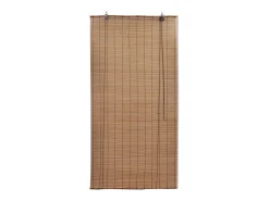 Persianas enrollables de bambú 2 uds 150x220 cm Marrón