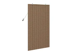 Persianas y Blackouts con Cortinas Marrones 60x160 cm Bambú