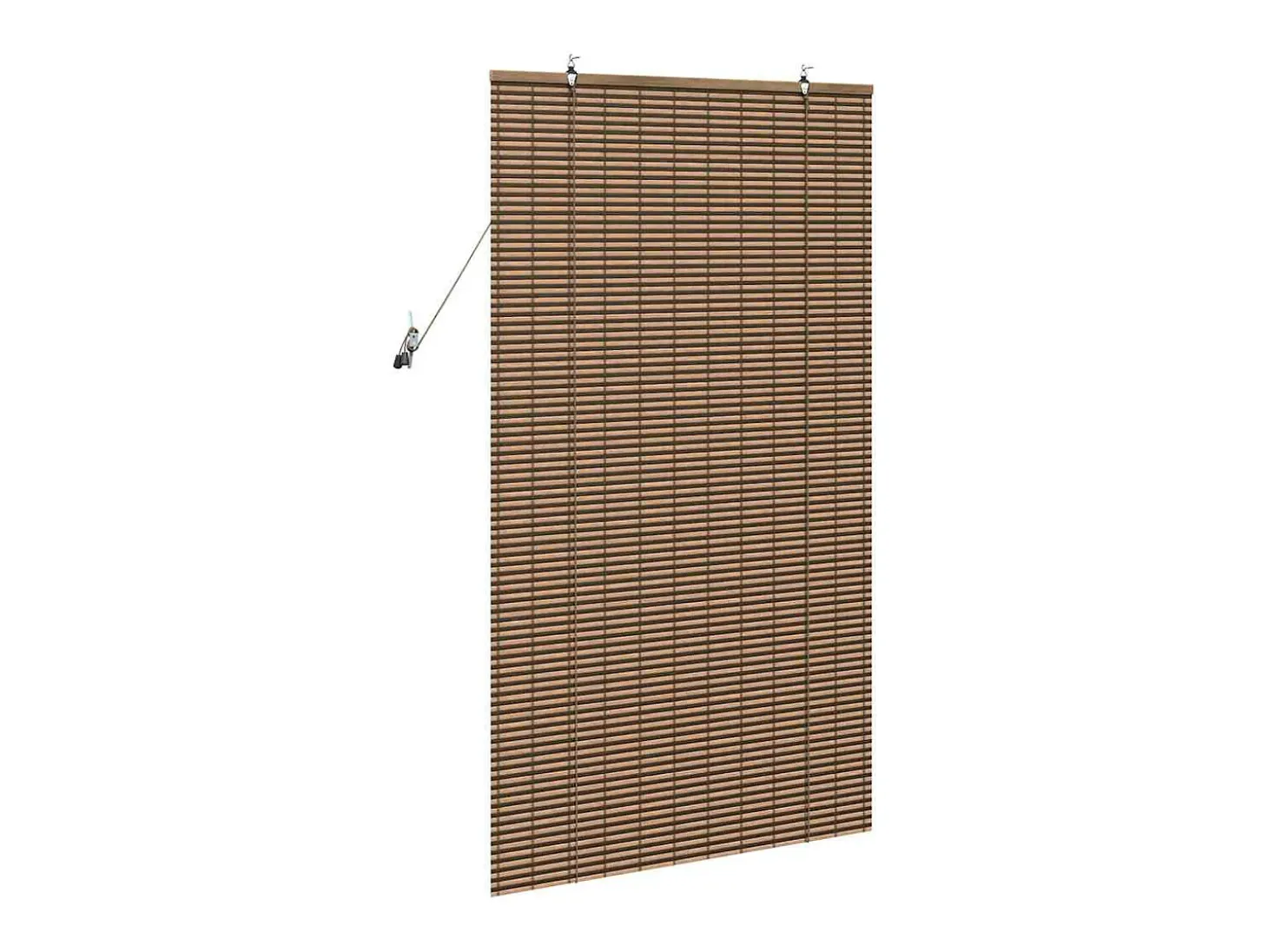 Persianas y Blackouts con Cortinas Marrones 60x160 cm Bambú