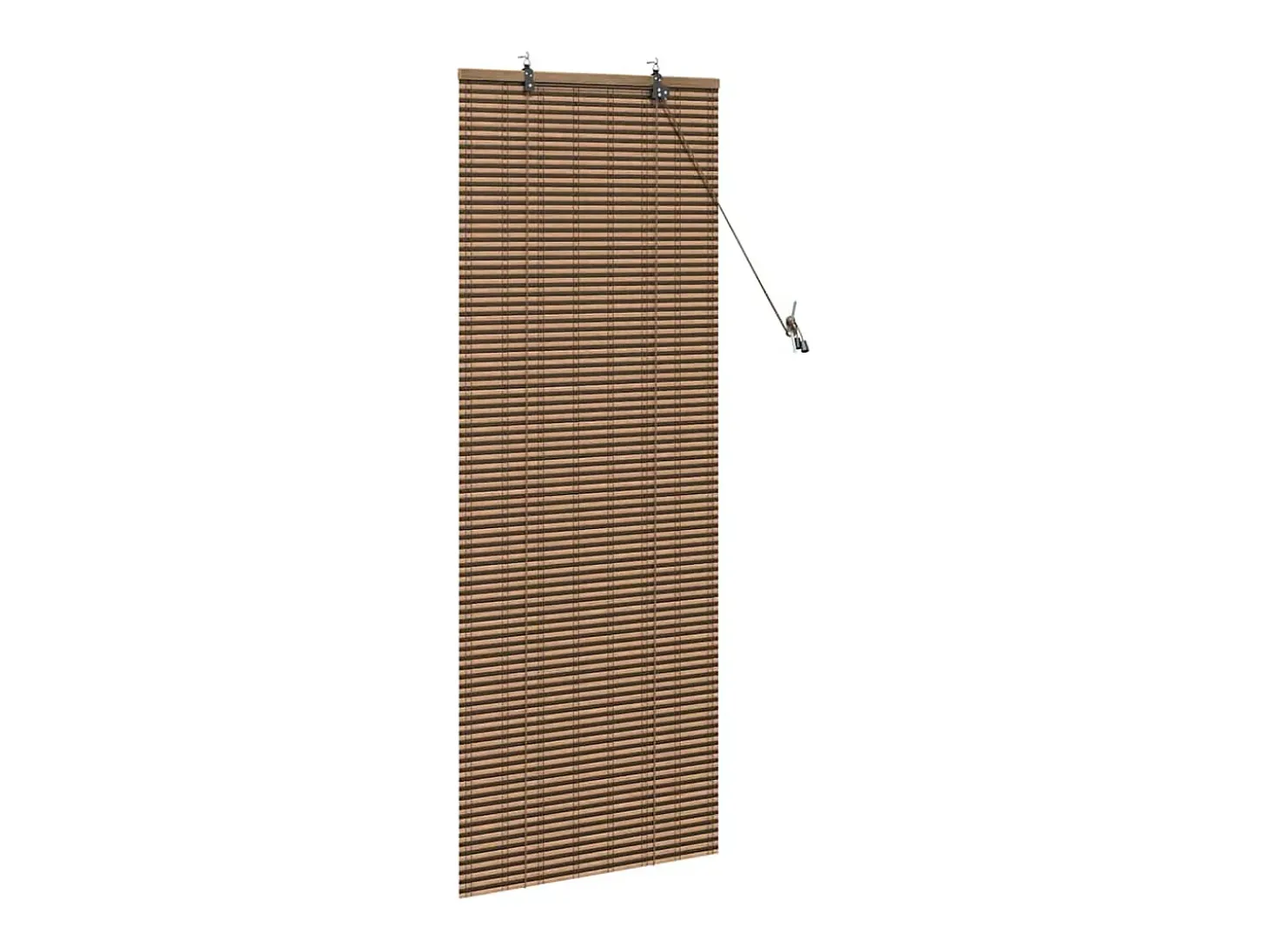 Persianas y Blackouts con Cortinas Marrones 60x160 cm Bambú