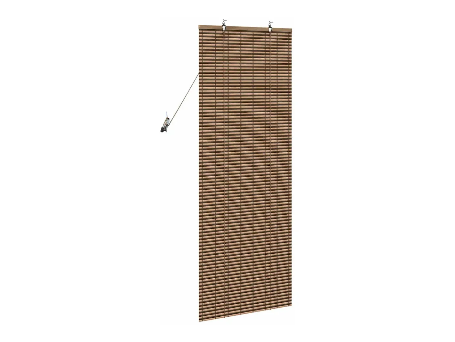 Persianas y Blackouts con Cortinas Marrones 60x160 cm Bambú