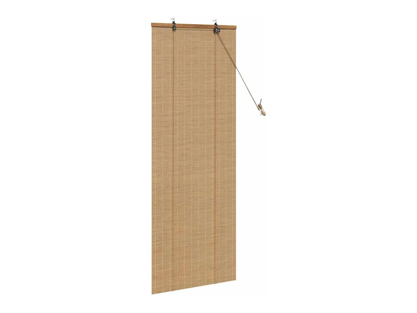 Persianas y opacas marrón claro 60 x 160 cm Bambú
