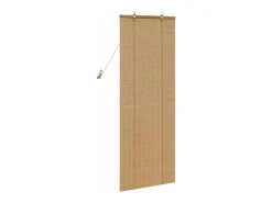 Persianas y opacas marrón claro 60 x 160 cm Bambú
