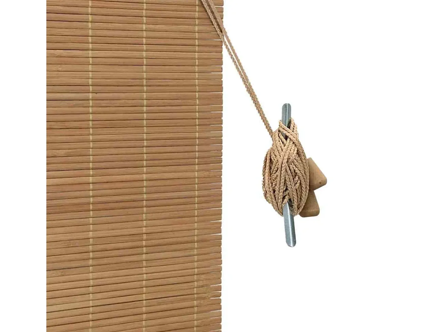 Persianas y opacas marrón claro 60 x 160 cm Bambú