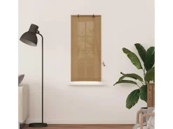 Persianas y opacas marrón claro 60 x 160 cm Bambú