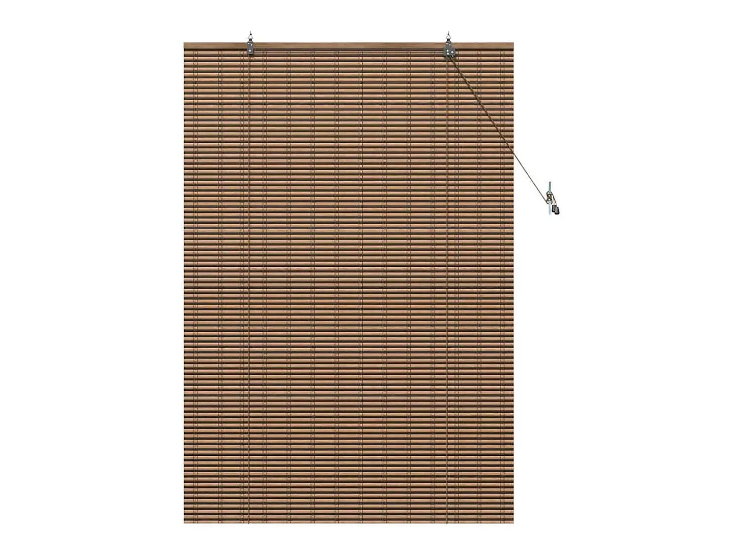 Persianas y opacas marrones 120 x 160 cm Bambú