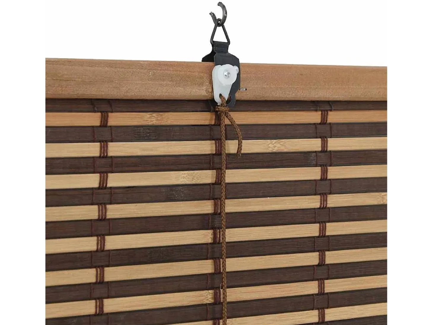 Persianas y opacas marrones 140 x 220 cm Bambú