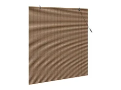Persianas y opacas marrones 150 x 160 cm Bambú