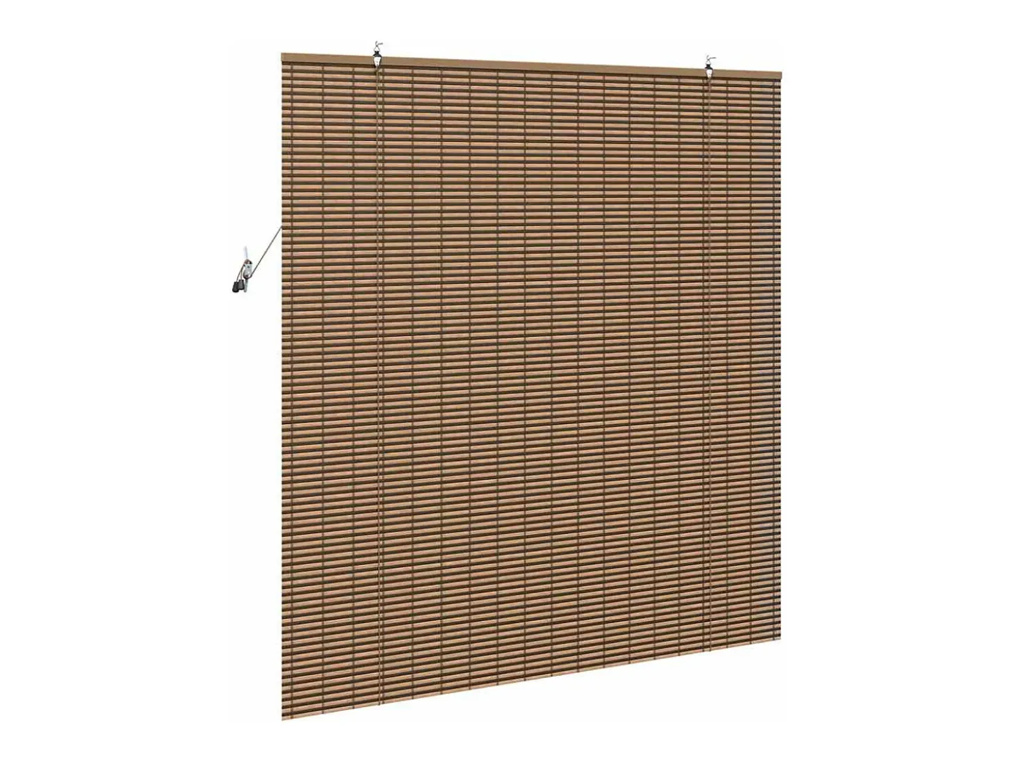 Persianas y opacas marrones 150 x 160 cm Bambú