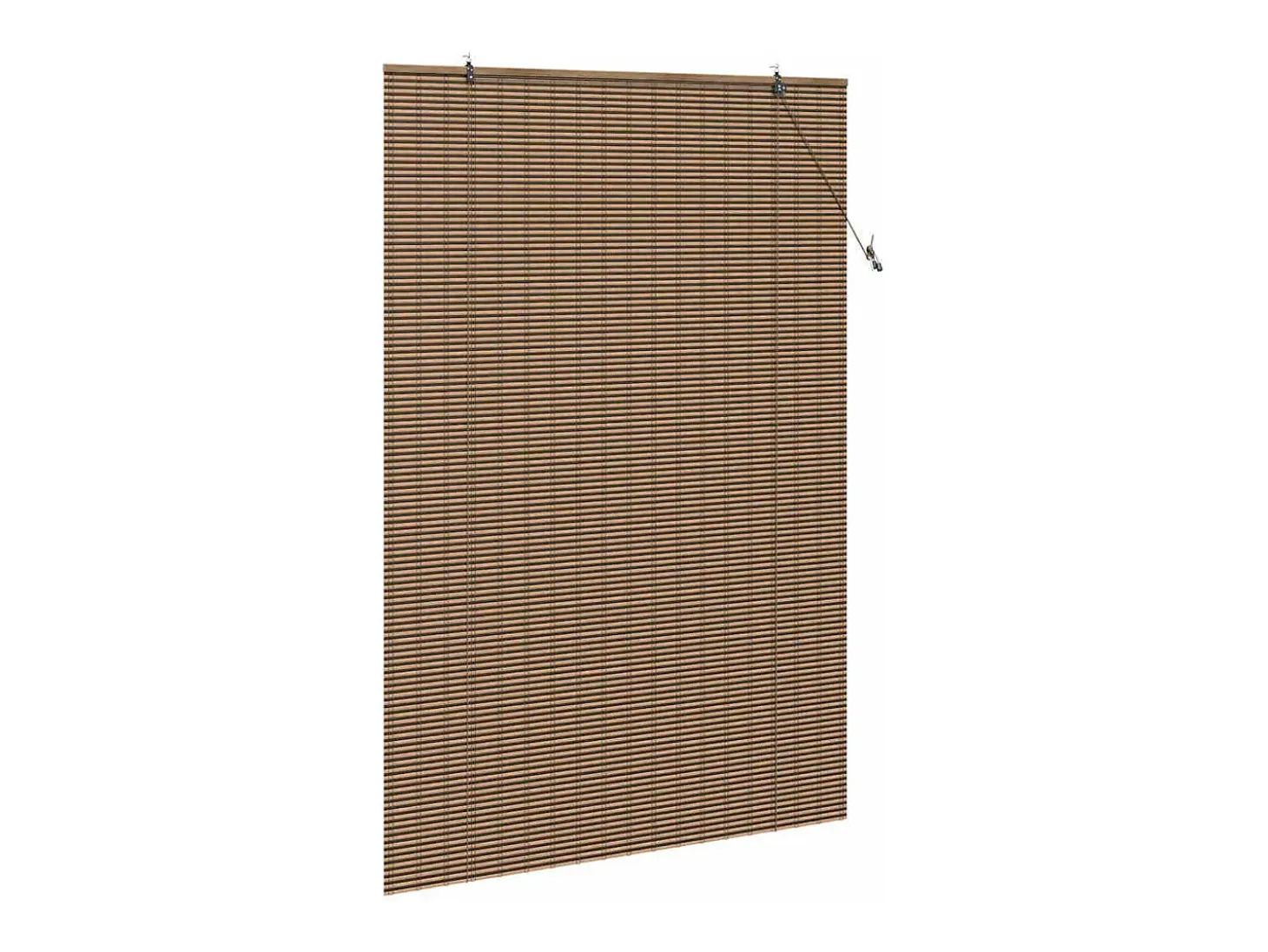 Persianas y opacas marrones 150 x 220 cm Bambú