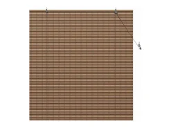 Persianas y opacas marrones 140 x 160 cm Bambú