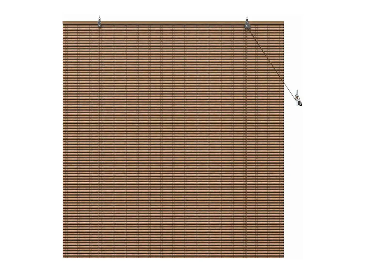 Persianas y opacas marrones 140 x 160 cm Bambú