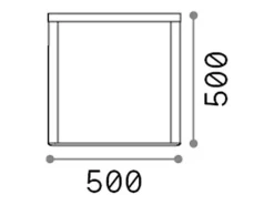 Piantana Industrial-Minimal Ipotesi Metallo Bianco Led 16W 3000K H50Cm