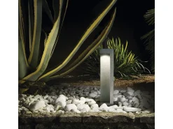 Piantana Moderna Titano Materie Plastiche Grigio Granito Led 9W 4000K H49Cm