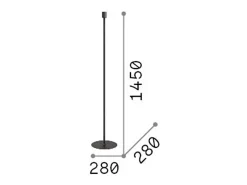 Piantane - Lampade Da Terra Set Metallo Ottone 1 Luce E27