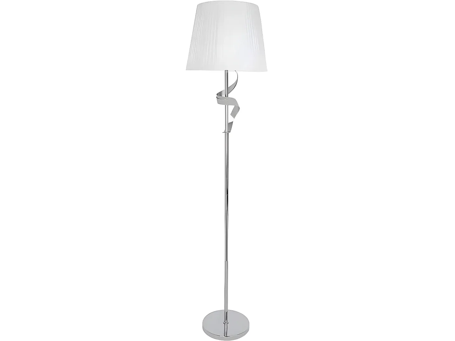 Pie Salon Serie Baeza En Cromo Pantalla Blanca