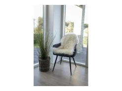 Piel de cordero marfil 50x85 cm
