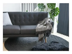 Piel de cordero negra 50x85 cm