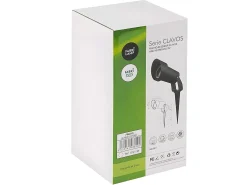 Pincho Para Exterior Modelo Clavos Acabado Negro Ip65
