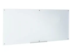 Pizarra Magnética de Cristal SucceBuy, 182,9x91,5 cm, Borrado en Seco Sin Marco