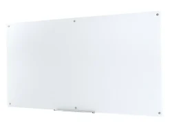 Pizarra Magnética de Cristal SucceBuy, 182,9x91,5 cm, Borrado en Seco Sin Marco