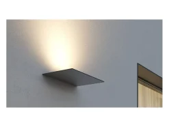 Pla Bianca - Aplique de pared LED de 35 W con interruptor CCT, 2700 K/3200 K/4000 K, aluminio, luz de pared ascendente - Beneito & Faure