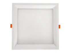 Placa LED 20W Cuadrada CCT Seleccionable Microprismático Corte 200x200 mm No Flicker Seleccionable (Cálido-Neutro-Frío) 2700K - 4000K - 5000K