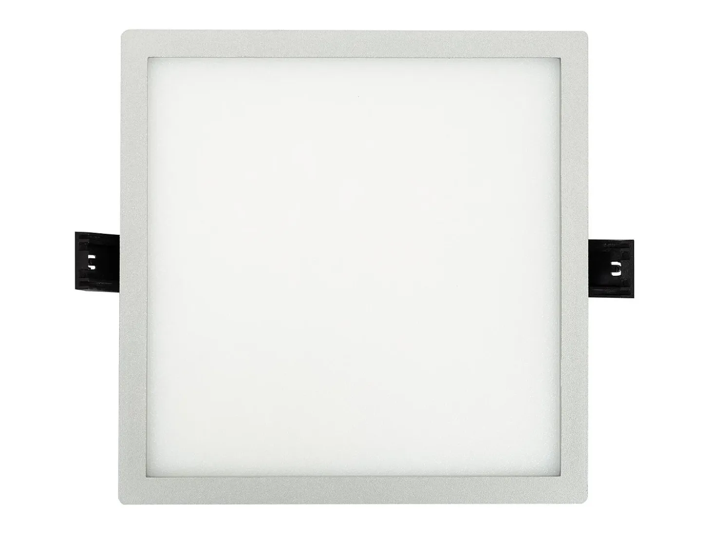 Placa LED 16W Cuadrada High Lumen Corte Ø135 mm Silver 4000K Blanco Neutro