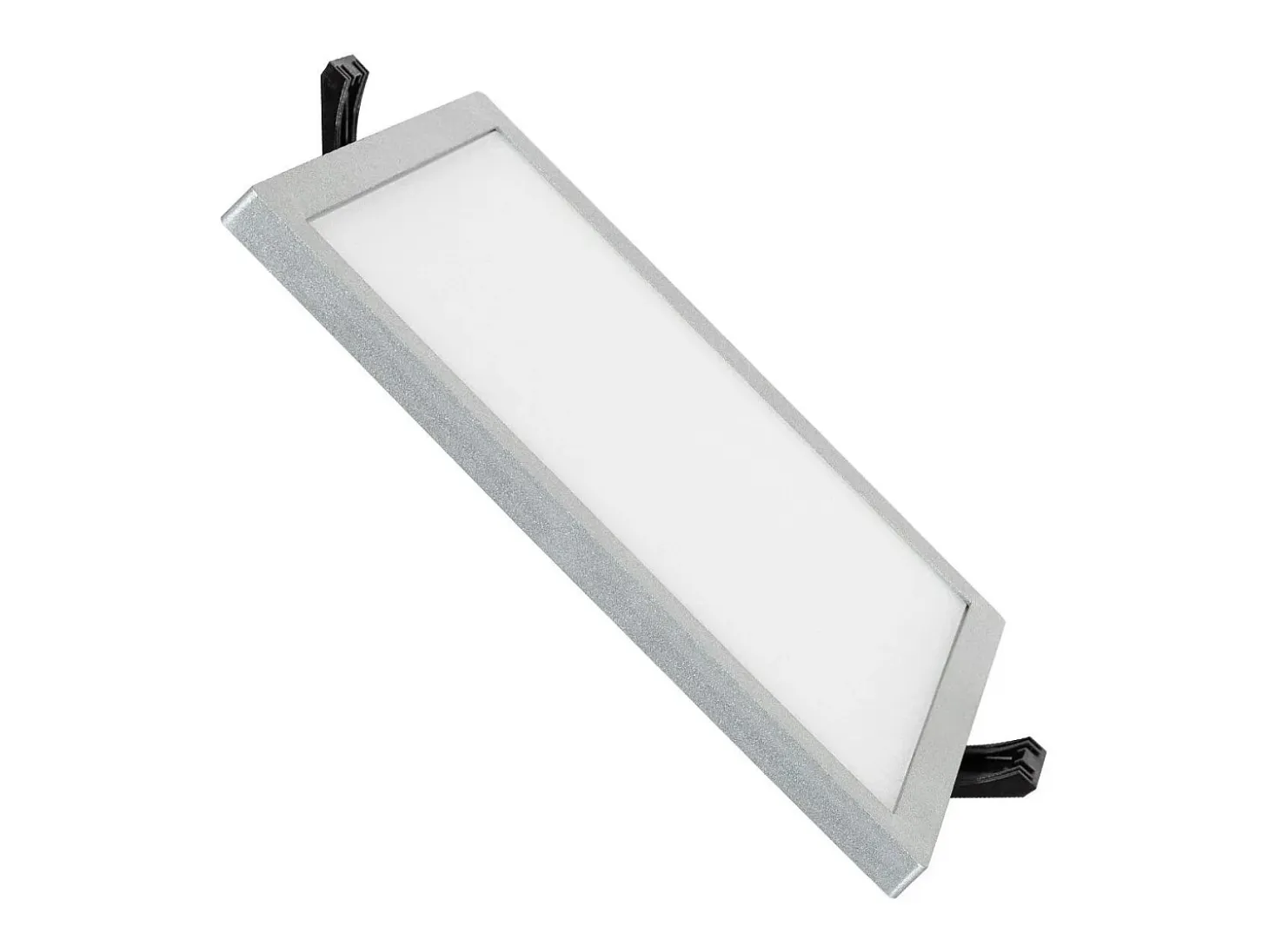 Placa LED 16W Cuadrada High Lumen Corte Ø135 mm Silver 4000K Blanco Neutro