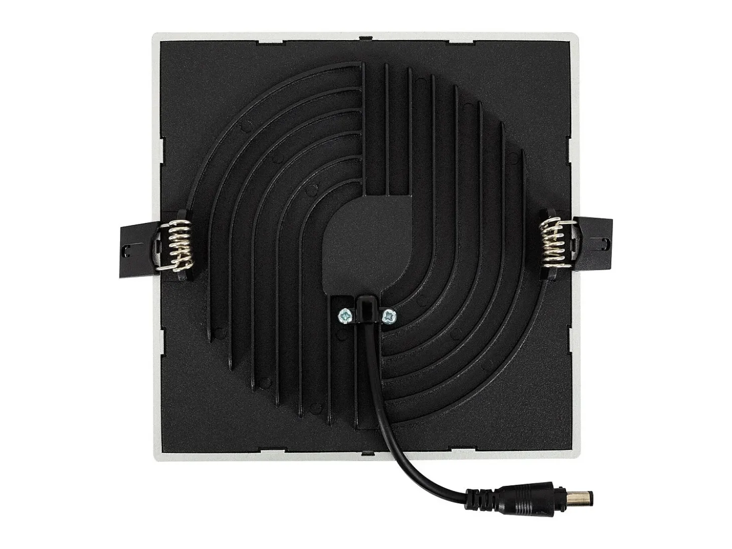 Placa LED 16W Cuadrada High Lumen Corte Ø135 mm Silver 4000K Blanco Neutro