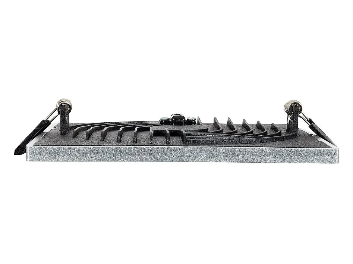 Placa LED 16W Cuadrada High Lumen Corte Ø135 mm Silver 4000K Blanco Neutro