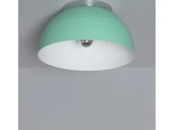 Plafón Circular Aluminio Ø305 mm Bosco Silver Verde Celadón