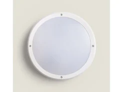 Plafón Circular para Exterior Ø300 mm IP65 Curio Blanco Blanco