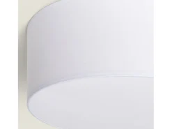 Plafón Circular Tela Ø450 mm Korsade Blanco