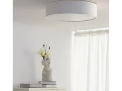 Plafón Circular Tela Ø500 mm Ranj Blanco