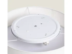 Plafón Circular Tela Ø500 mm Ranj Blanco