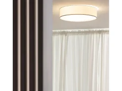 Plafón Circular Tela Ø500 mm Ranj Blanco