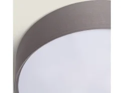 Plafón Circular Tela Ø500 mm Ranj Gris