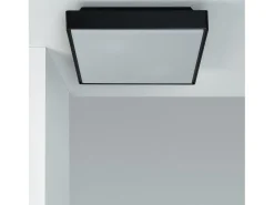 Plafón Cuadrado para Exterior IP65 Julius Negro