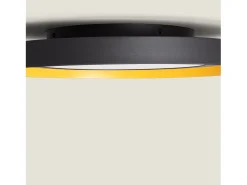 Plafón de Techo LED 30W Metal Bombalot Ø500 mm Negro Mate