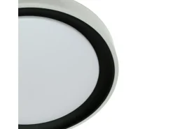 Plafón Kigali Bel Air 72W luz LED 6480 lm con mando regulador blanco/negro Ø50x7 cm