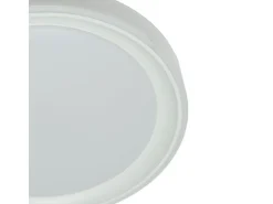 Plafón Kigali mini Bel Air 48W luz LED 4800 lm con mando regulador blanco Ø40 cm
