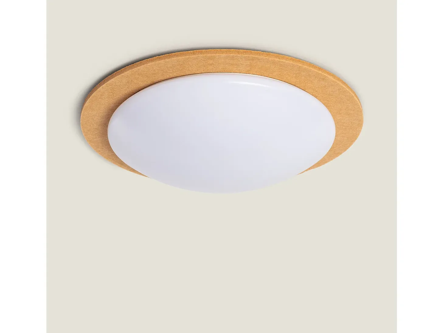 Plafón LED Acústico 18W Circular Fieltro Ø460 mm CCT Seleccionable Lezhan Gris