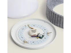 Plafón LED Acústico 18W Circular Fieltro Ø400 mm CCT Seleccionable Kaptyn Gris
