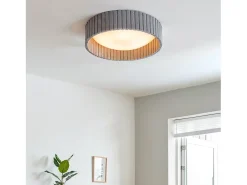 Plafón LED Acústico 18W Circular Fieltro Ø400 mm CCT Seleccionable Kaptyn Gris