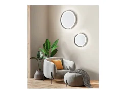 Plafón LED EDGE gris titanio 66W Perenz en aluminio