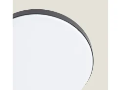 Plafón LED Exterior 24W Circular Ø220 mm Regulable Negro